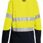 Bisley Tencate Tecasafe Plus Women's Taped Two Tone Hi Vis FR Vented Long Sleeve Shirt-(BL8082T)