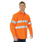 DNC HiVis Cool-Breeze Vertical Vented Cotton Shirt with Generic R/Tape - Long sleeve (3985)