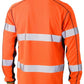 Bisley Taped Two Tone Hi Vis Polyester Mesh Long Sleeve Polo Shirt (BK6219T)