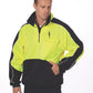 DNC HiVis Two Tone 1/2 Zip Hi-Neck Panel Fleecy Windcheater (3823)