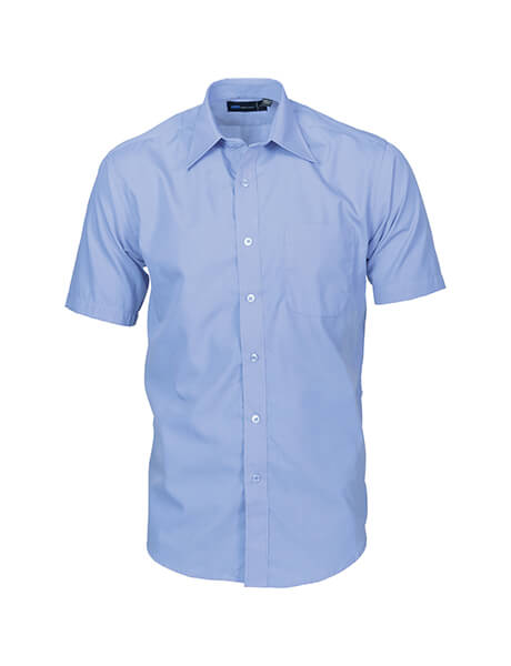 DNC Mens Premier Poplin S/S Business Shirts (4151)