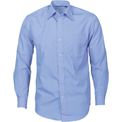 DNC Mens Premier Poplin L/S Business Shirts (4152)