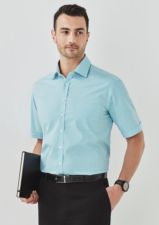 Biz Corporate Newport Mens Short Sleeve Shirt (42522)