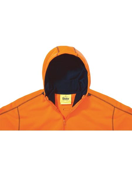 Bisley Hi Vis Fleece Hoodie-(BK6819)