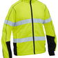 Bisley Men's Taped Hi Vis Zip Front Fleece (BK6611T)