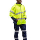 Bisley Men's Taped Hi Vis Zip Front Fleece (BK6611T)