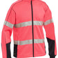 Bisley Men's Taped Hi Vis Zip Front Fleece (BK6611T)