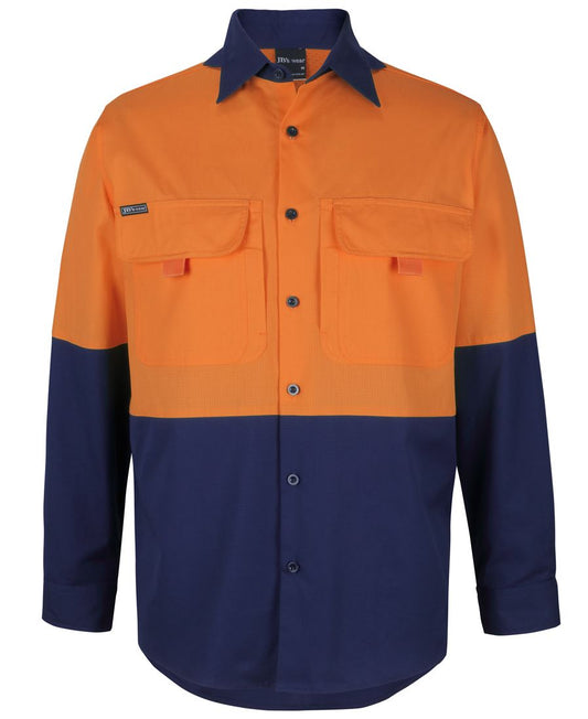 JB's Hi Vis Ripstop L/S Fishing Shirt (6HNRL)