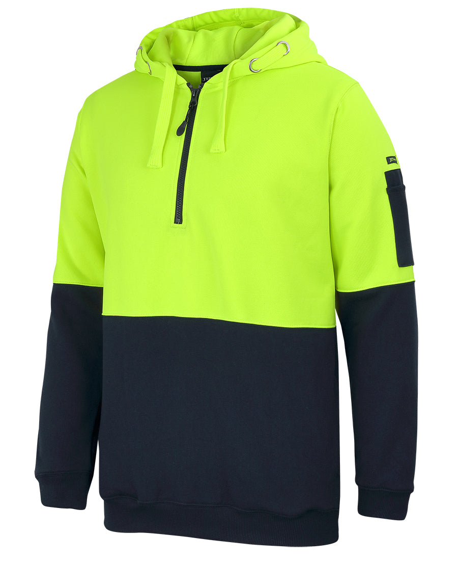 JB's Hi Vis 1/2 Zip Hoodie (6HVHZ)