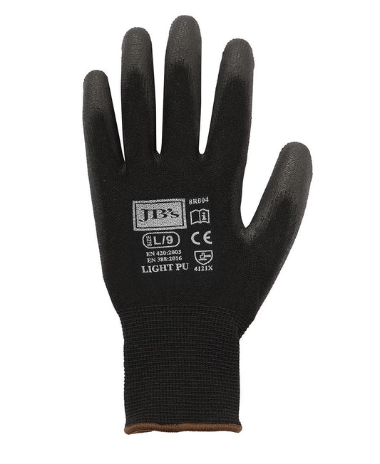 JB's Black Light PU Glove 12 Pack (8R004)