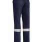 Bisley Ladies Drill Pant 3m Reflective Tape-(BPL6007T)