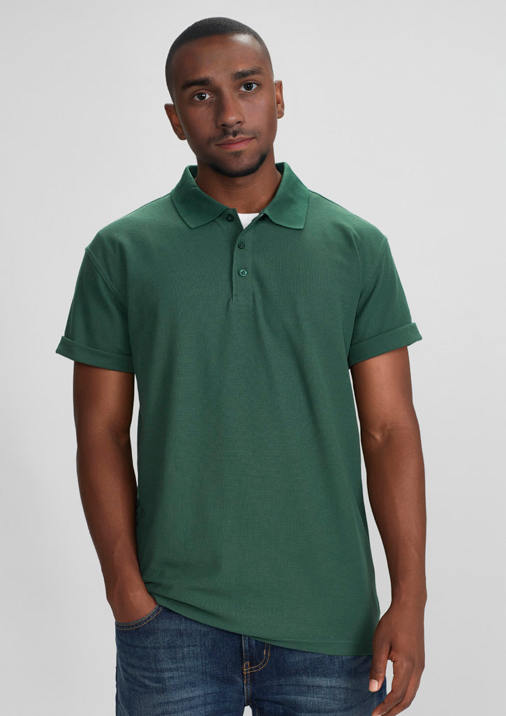 Biz Collection Mens Crew S/S Polo-(P400MS)