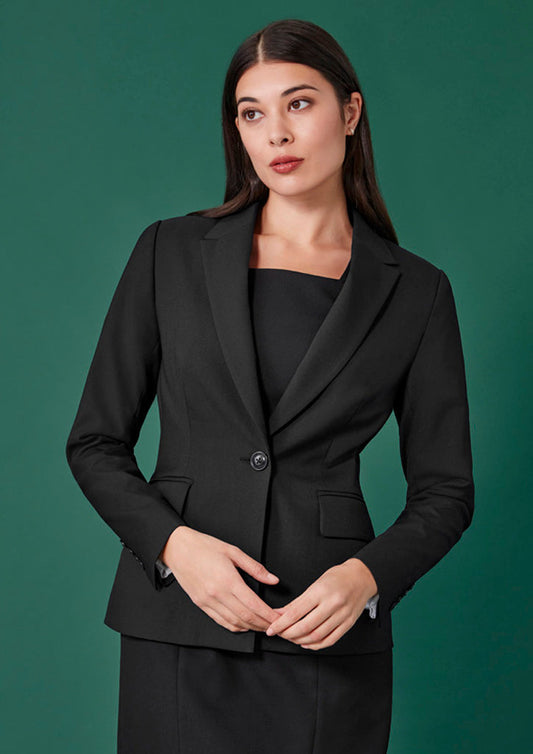 Biz Corporate Womens Renew Single Button Mid Length Jacket (RJ401L)