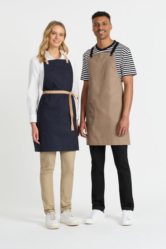 Identitee Brooklyn Canvas Bib Apron (A16)