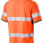 Bisley Taped Two Tone Hi Vis Polyester Mesh Short Sleeve Polo Shirt (BK1219T)