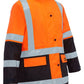 Bisley Women's Taped Hi Vis 5 In 1 Rain Jacket (BKL6975)