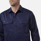 King Gee Originals Long Sleeve Closed Front Cotton Drill Work Shirt (K04020)