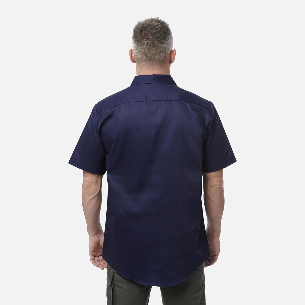 King Gee Originals Short Sleeve Closed Front Cotton Drill Work Shirt (K04060)