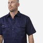 King Gee Originals Short Sleeve Closed Front Cotton Drill Work Shirt (K04060)