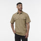 King Gee Workcool Vented Closed Front Shirt Short Sleeve (K14032)