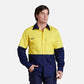 King Gee Workcool 2 Hi-Vis Two Tone Long Sleeve Drill Work Shirt (K54870)