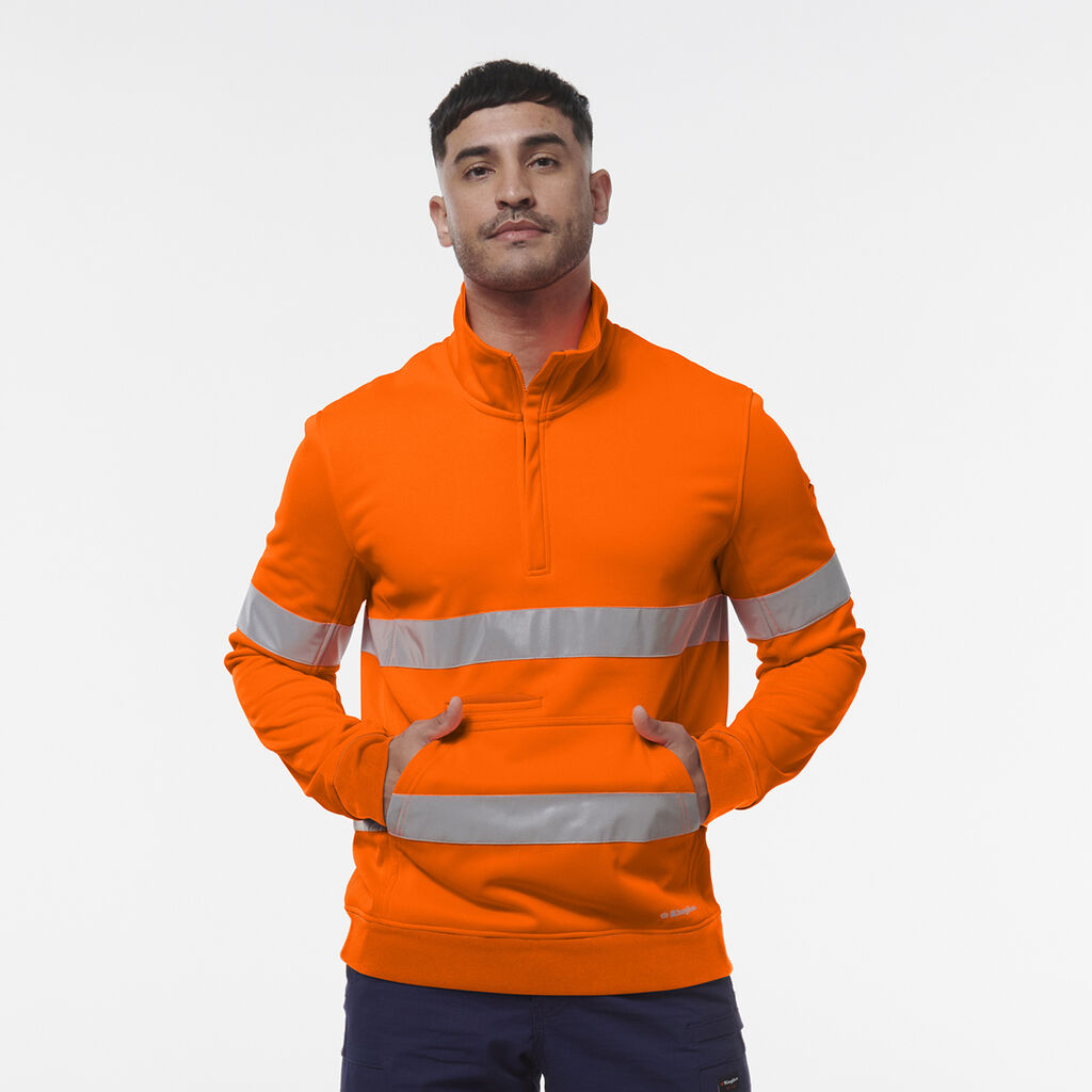 King Gee Reflective 1/4 Zip Fleece (K55048)