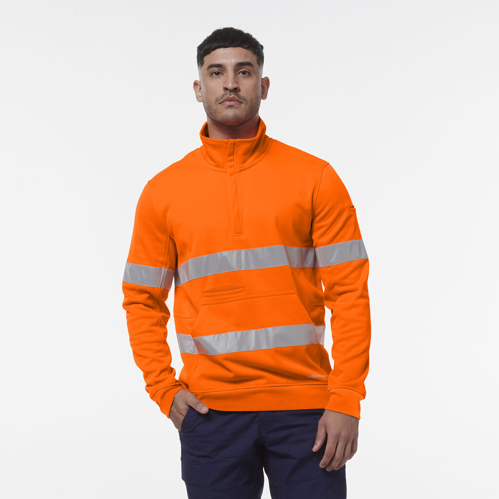 King Gee Reflective 1/4 Zip Fleece (K55048)