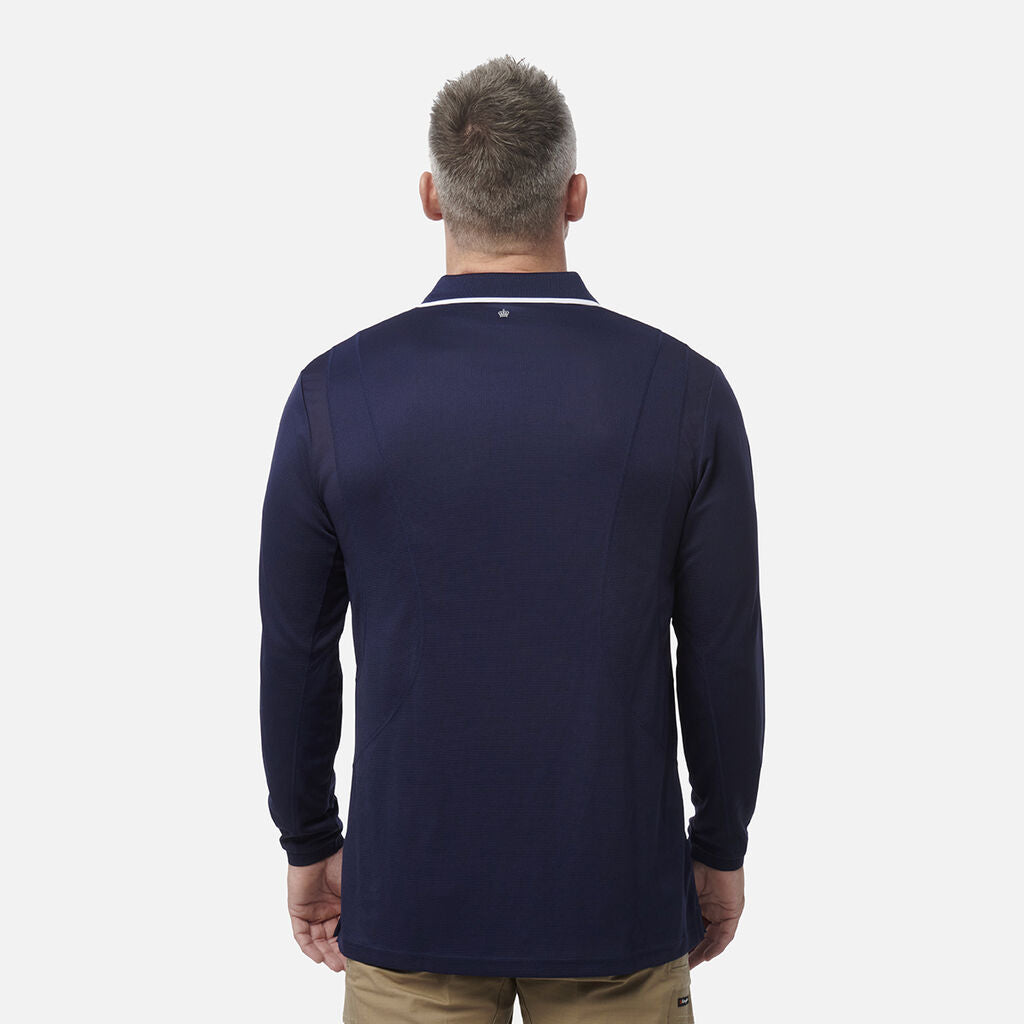 King Gee Workcool Long Sleeve Polo Shirt (K69790)