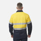 King Gee ShieldTec FR Hi Vis 2 Tone Closed Front Taped Shirt (Y04550)