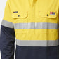 King Gee ShieldTec FR Hi Vis 2 Tone Closed Front Taped Shirt (Y04550)