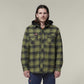 Hard Yakka Quilted Flannel Hooded Shacket (Y06690)