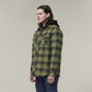 Hard Yakka Quilted Flannel Hooded Shacket (Y06690)