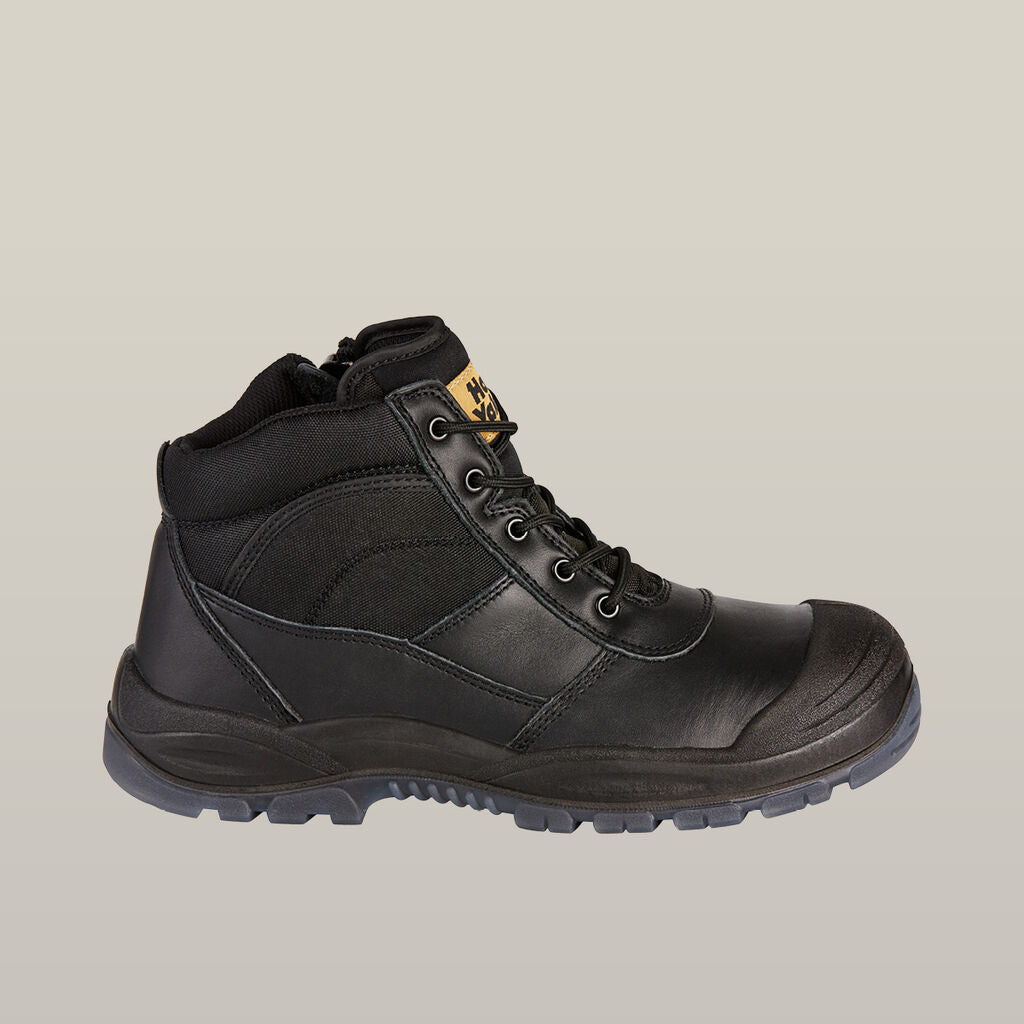 Hard Yakka Utility Zip Sided Steel Toe Safety Boot (Y60125)