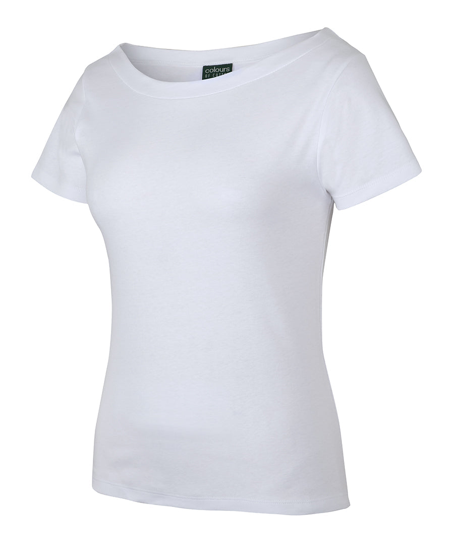 JB's C of C Ladies S/S Boat Neck Tee (1BTS)