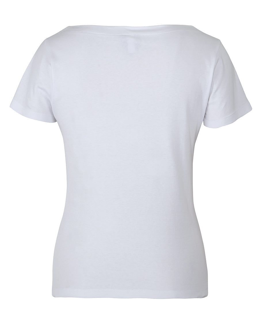 JB's C of C Ladies S/S Boat Neck Tee (1BTS)