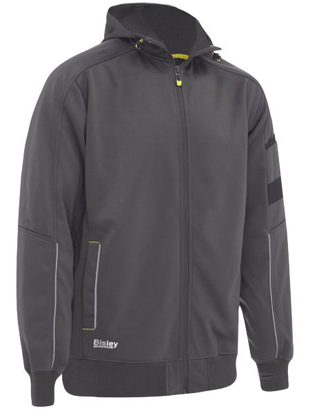 Bisley Zip-front Work Fleece Hoodie (BK6925)