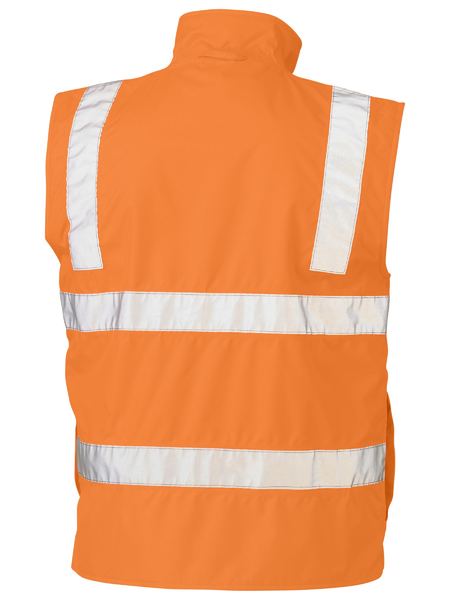 Bisley Taped Hi Vis Rail Wet Weather Vest (BV0364T)