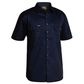 Bisley Cool Lightweight Drill Shirt - Short Sleeve-(BS1893)