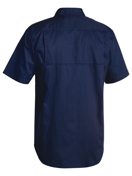 Bisley Cool Lightweight Drill Shirt - Short Sleeve-(BS1893)