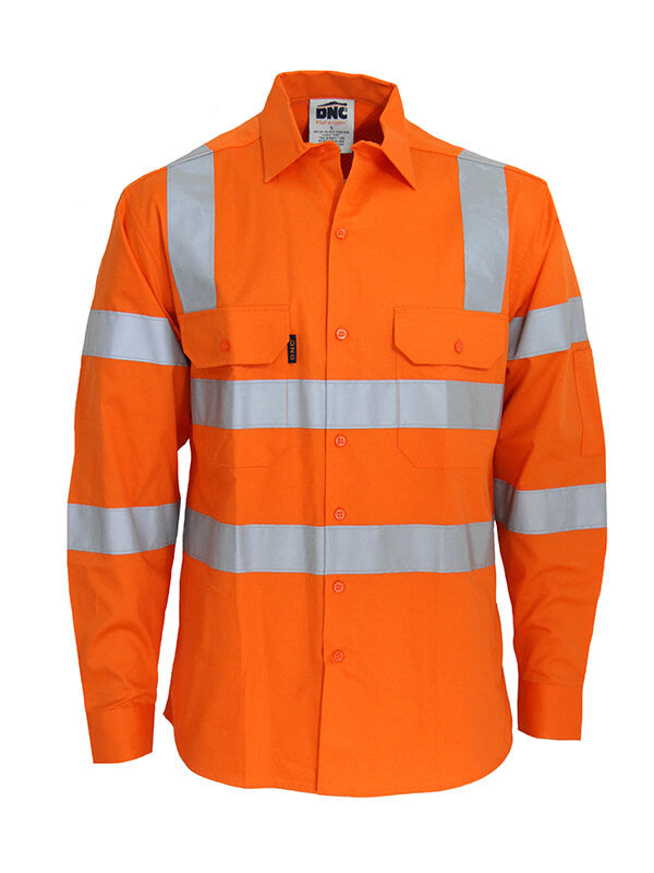 DNC Hi Vis 3 way Cool-Breeze VIC Rail Shirt (3543)