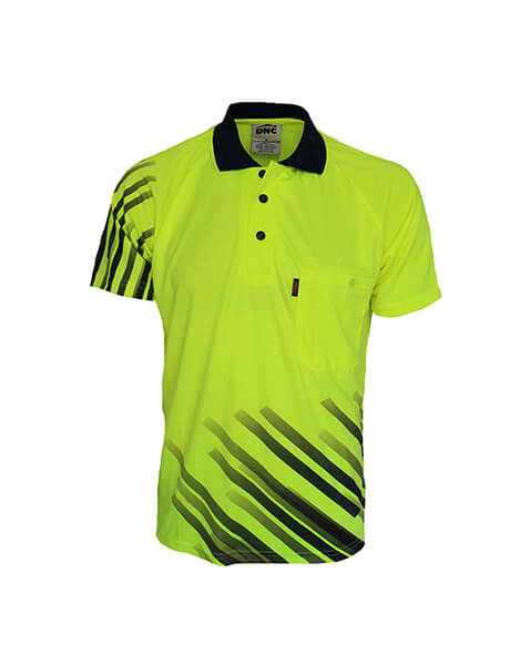 DNC Hivis Sublimated Stripe Polo (3565)