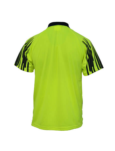 DNC Hivis Sublimated Full  Stripe Polo (3566)