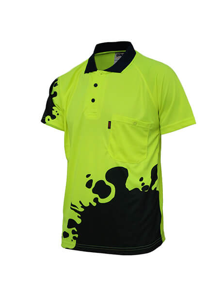 DNC Hivis Sublimated Blot  Polo (3567)