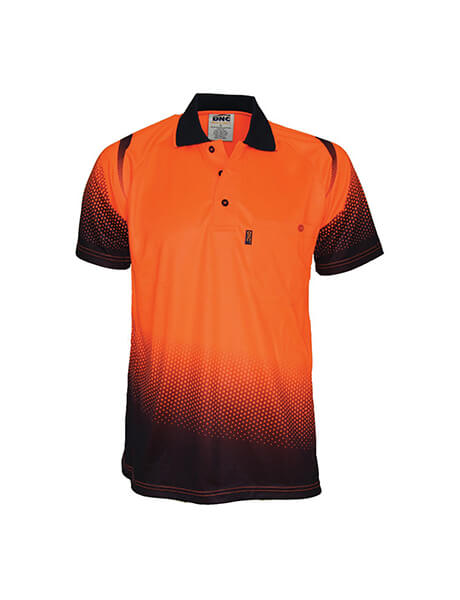 DNC Ocean Hi ViS Sublimated Polo (3568)