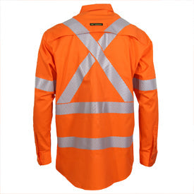 Hivis Segment Taped Coolight "X" Back Shirt (3646)