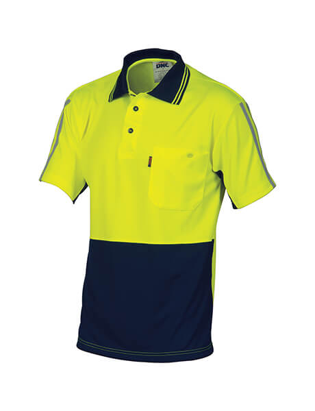 DNC HiVis Cool Breathe Stripe Polo (3755)