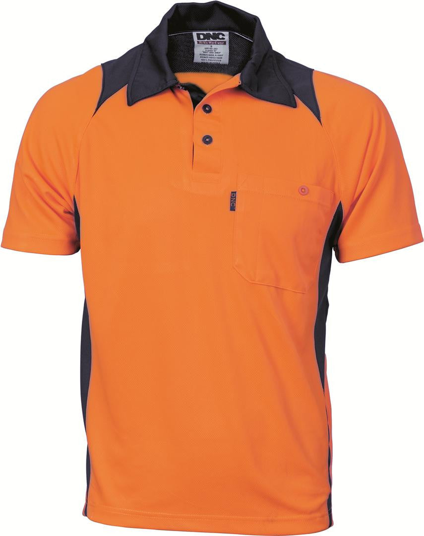 DNC Cool Breathe Action Polo Shirt - Short Sleeve (3893)