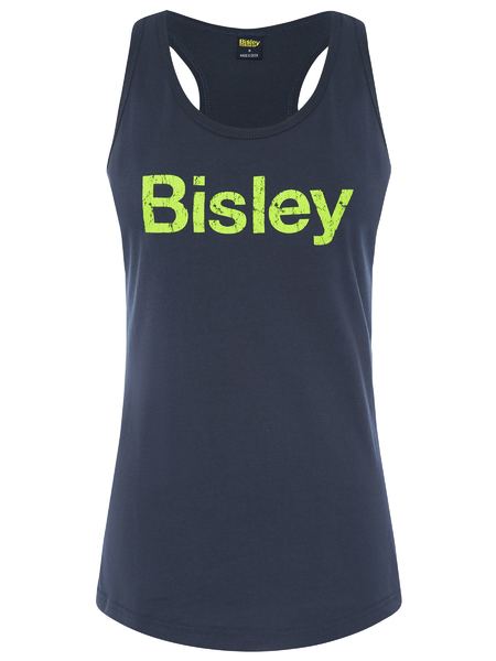 Bisley Women's Cotton Logo Singlet - (BKSL063)