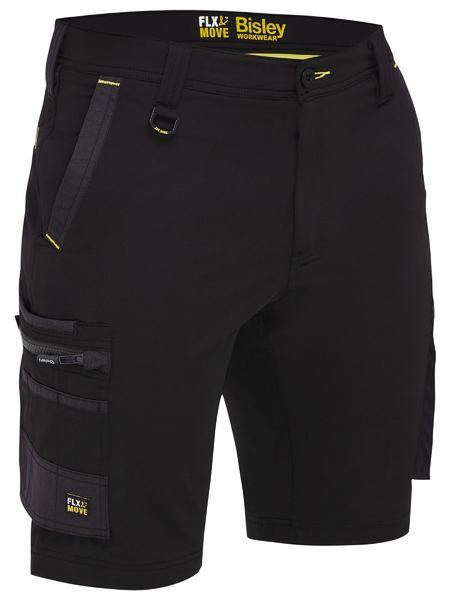 Bisley Flx & Move™ 4-Way Stretch Zip Cargo Short (BSHC1332)