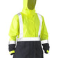 Bisley Women's H Taped Two Tone Hi Vis Rain Jacket - (BJL6966T)